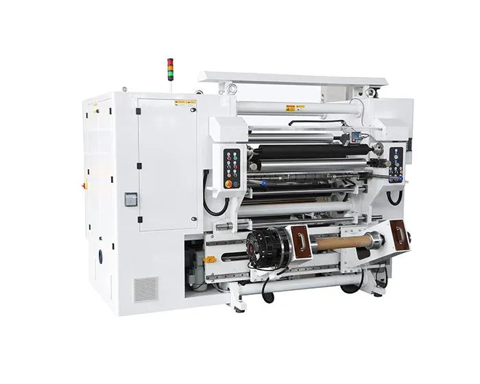 High Speed Aluminium Folie Roll Slitting og Tilbagespoling Machine